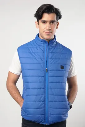 Azure Quilted Puffer Jacket
