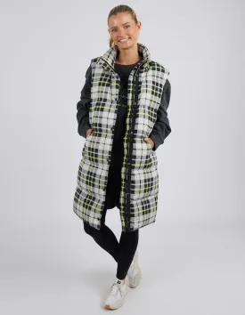 Check It Long Line Vest - Check