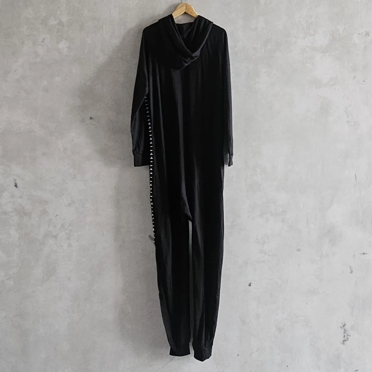 Hemp Slub Jumpsuit Black