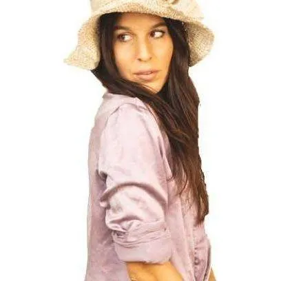 Light Yellow Hemp Sun Hat