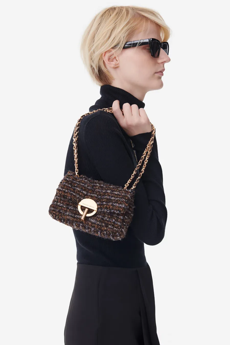 Nano Moon Bag Tweed