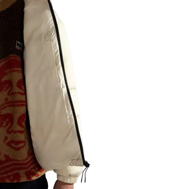 OBEY X NAPA DON T JUST WATCH IT BURN PUFFER JACKET