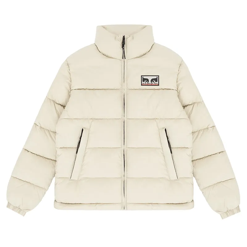 OBEY X NAPA DON T JUST WATCH IT BURN PUFFER JACKET