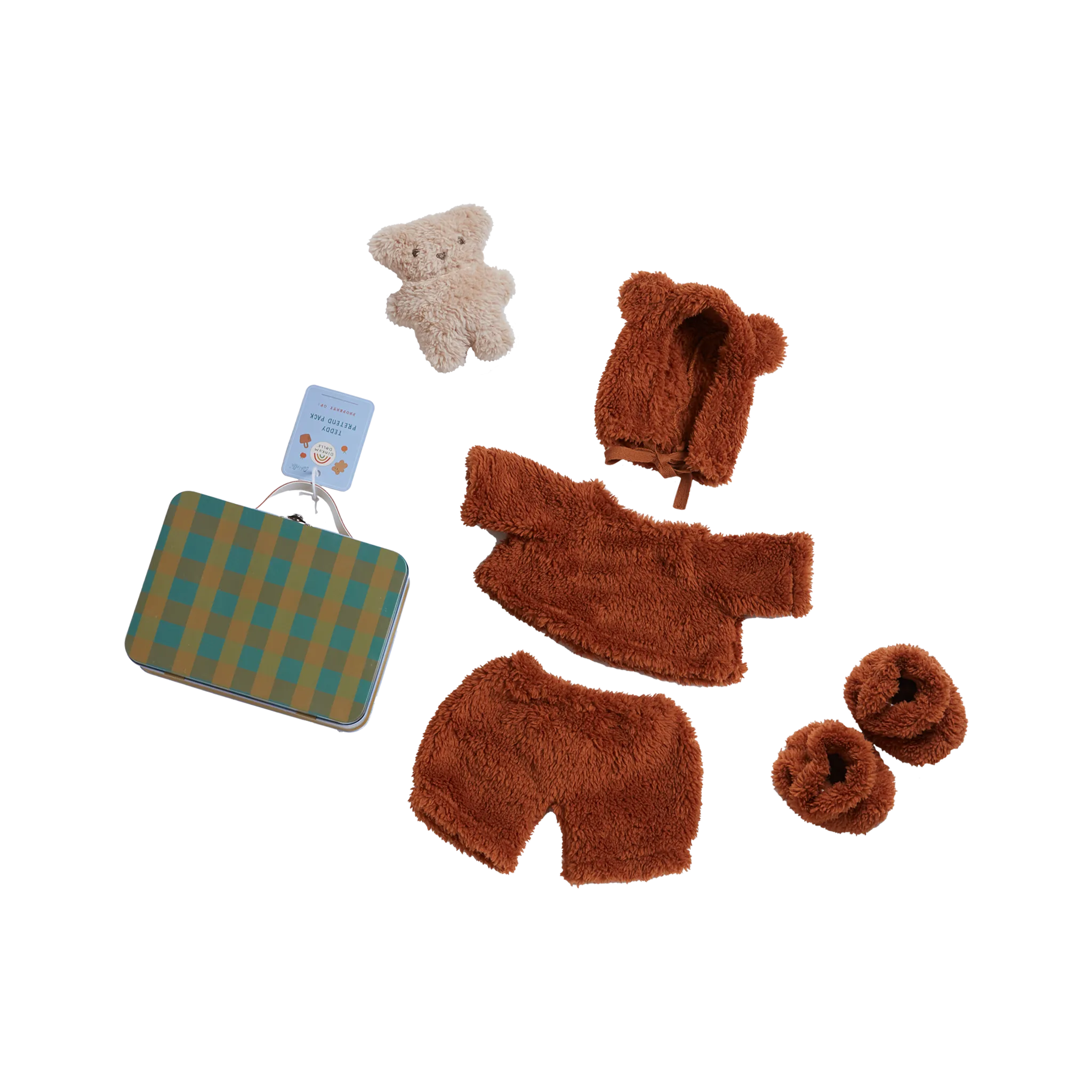 Olli Ella Dinkum Doll Pretend Pack - Teddy