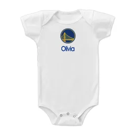 Personalized Golden State Warriors Bodysuit