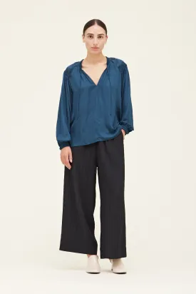 Pleated Yoke Blouse