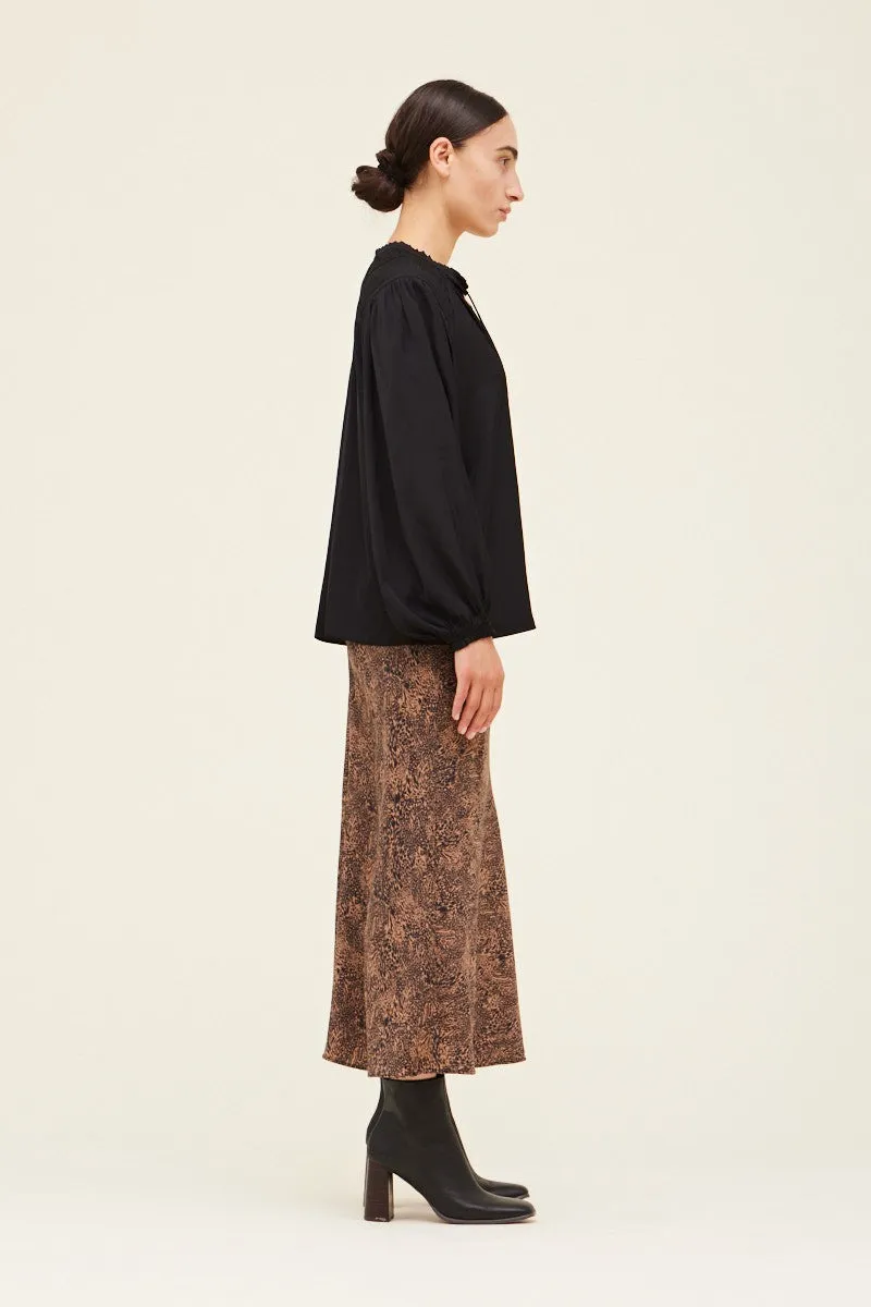 Pleated Yoke Blouse
