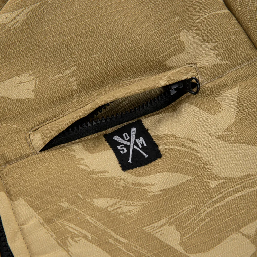 " RETROFUTURE BASIC " Puffer Jacket Beige/Camo