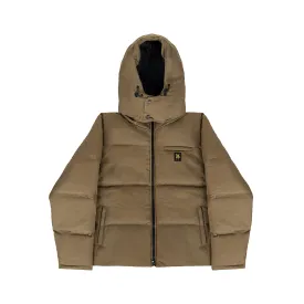 "RETROFUTURE BASIC" RF Puffer Jacket Khaki