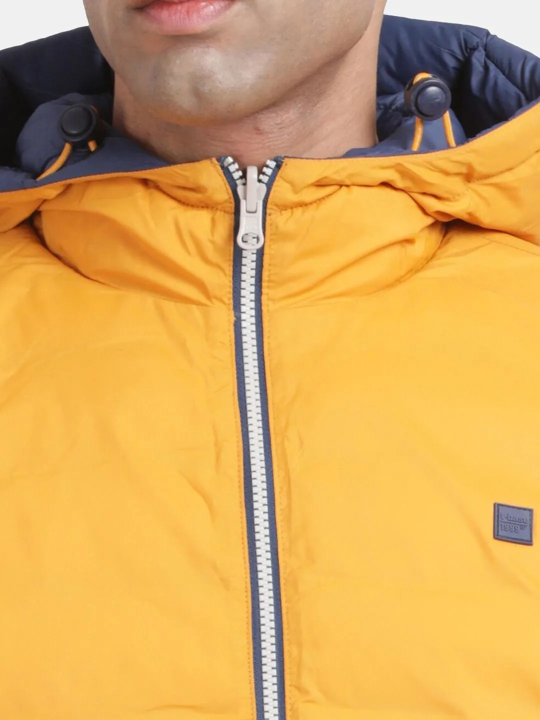 Reversible Puffer Straight Jacket  With Hood