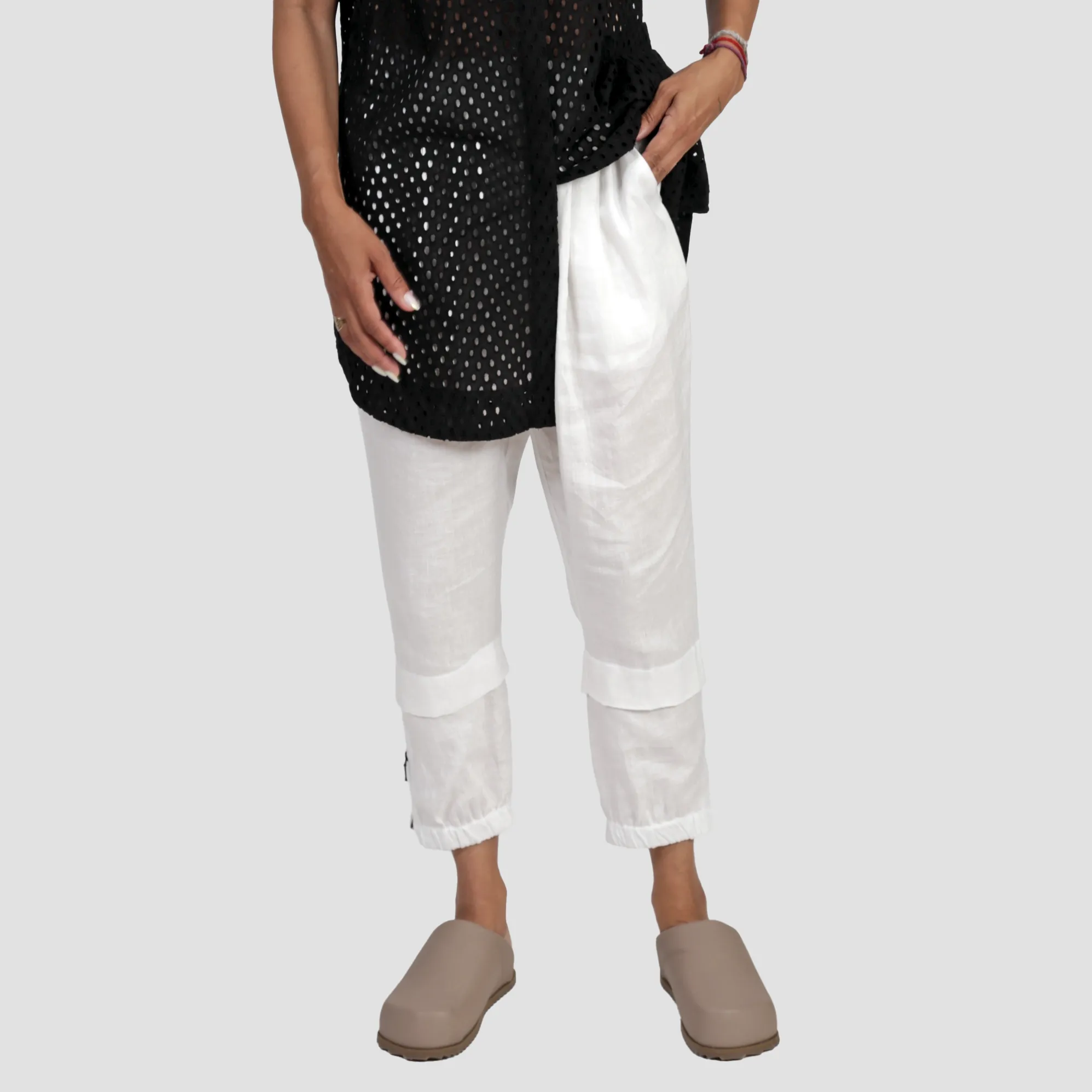 RUSSO FOLD JOGGER White