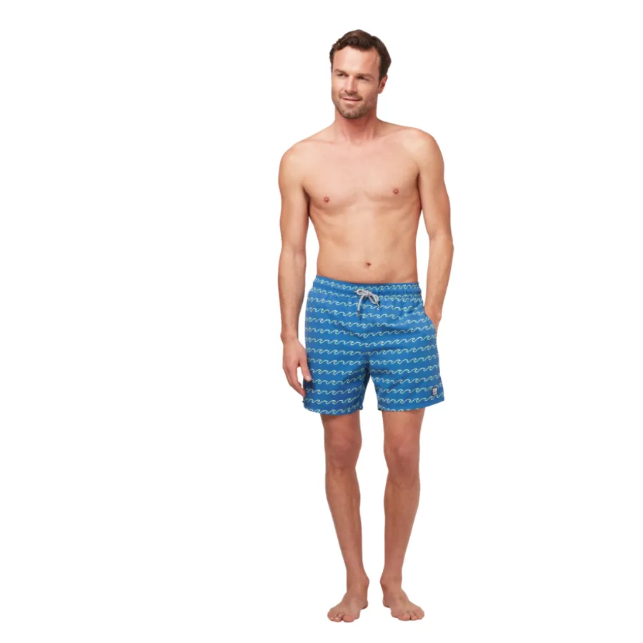 Tom & Teddy Waves Mens Swim Shorts WAVSF - Seafoam
