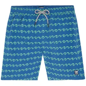 Tom & Teddy Waves Mens Swim Shorts WAVSF - Seafoam