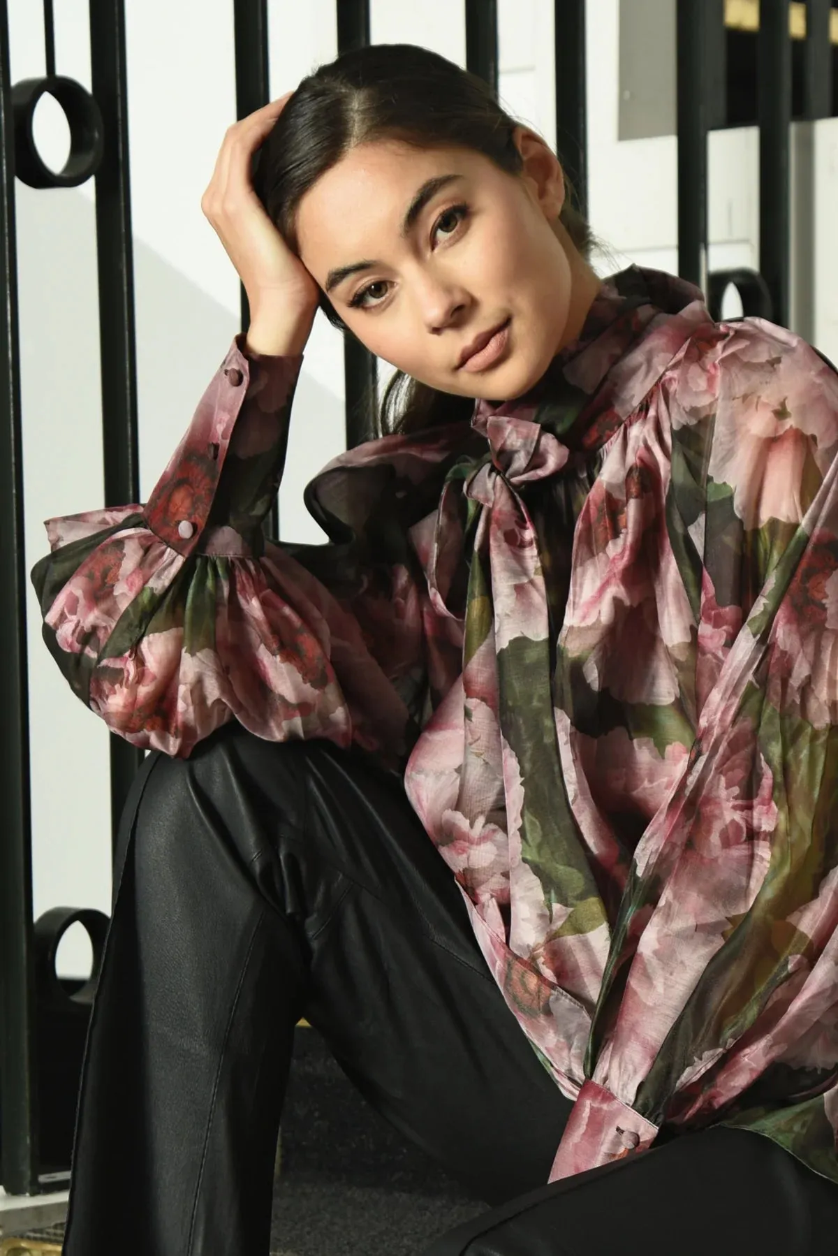 Trelise Cooper On A Sheer Day Blouse Pink Floral
