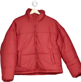 Unbranded Red Puffer Jacket UK L