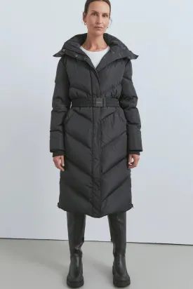 Woods Long Puffer Black